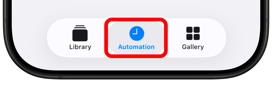 Automation tab